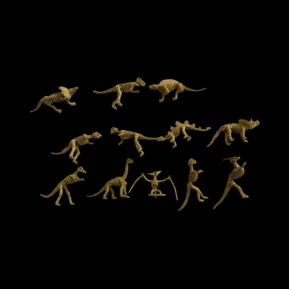 Lot of 14 Dinosaurs and lot of 12 Dinosaur bones - Picture 5 of 5